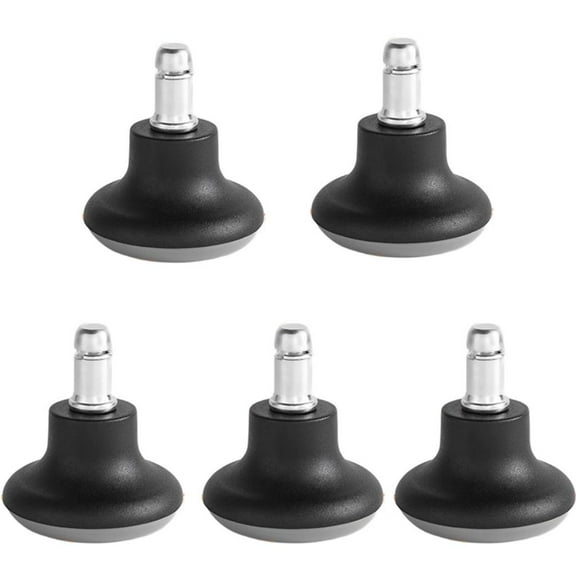 WE-POLUJ 5Pcs Without Swivels Chair Casters for Safe and Stable Seating Solution