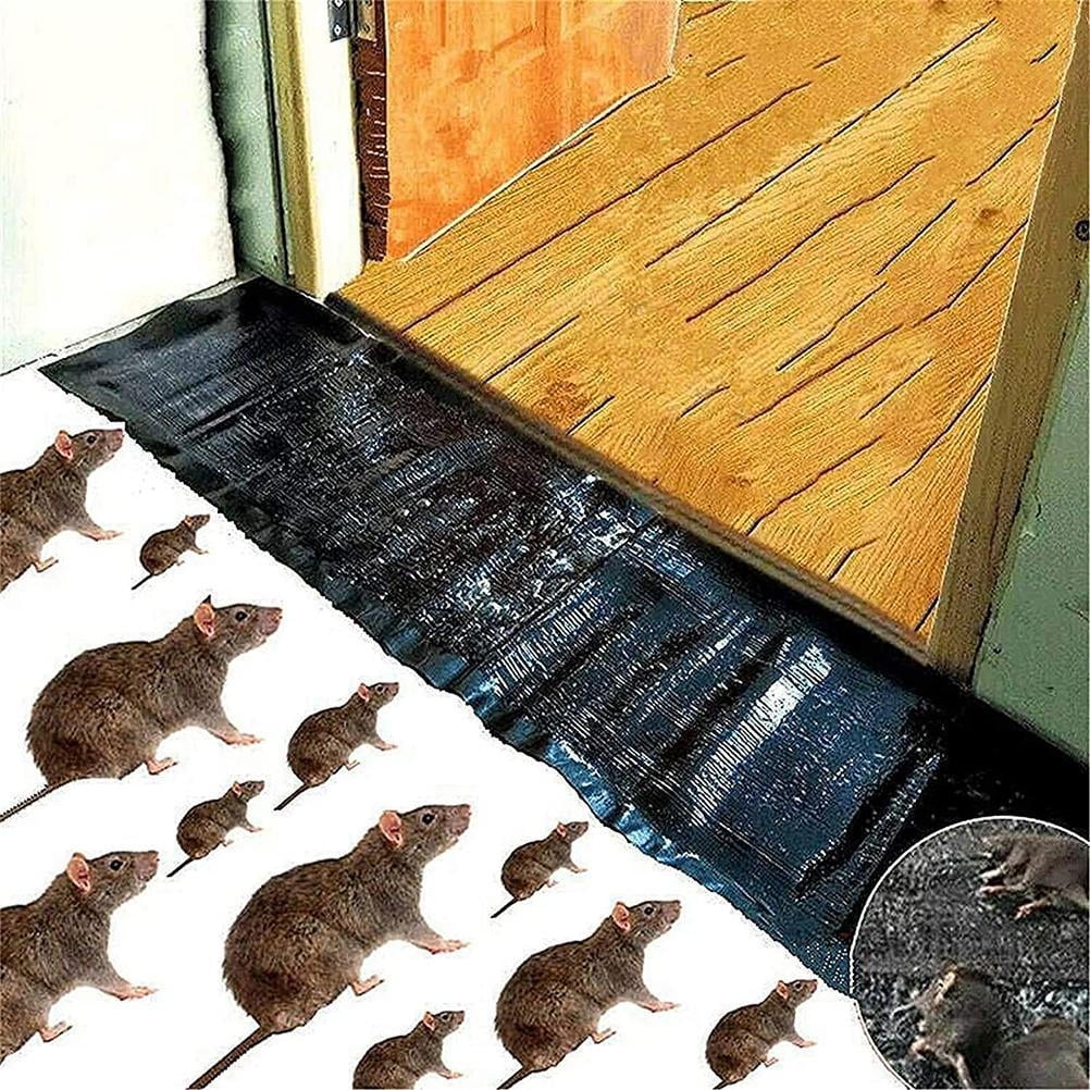 2Pcs Mice Mouse Glue Catcher Pad Traps Snare Rodent Rat Bugs Super Sticky Boards 