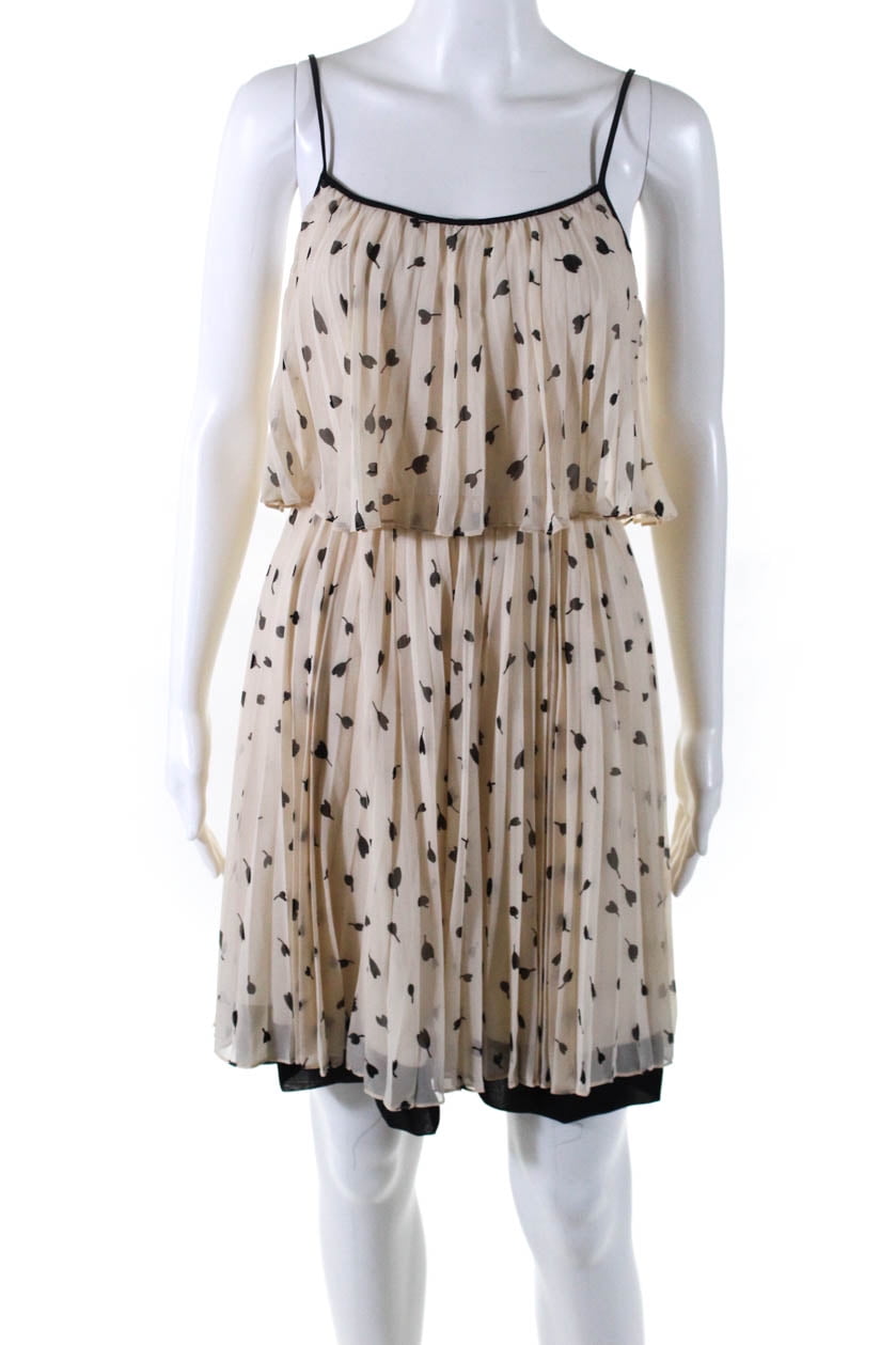 halston heritage ivory dress