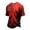 Red #050, variant on Mens Halloween Shirts Witch Hat Spider Print Crew Neck Funny Tees Candy Graphic Short Sleeve Cute Horror Tops XL