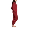 thumbnail image 2 of Blis Women's and Women's Plus Sleep Long Sleeve Pajama Jogger Set, 2 of 3