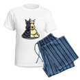 thumbnail image 5 of CafePress - Black Wheaten Scottie Pajamas - Women's Short Sleeve Print T-Shirt and Pants Light Cotton Pajama Set, 5 of 7