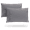 Gray, variant on Cosy House Collection Ultra Soft Luxury Standard Size Pillow Cases - Grey Pillowcase Set of 2 - Cooling & Breathable