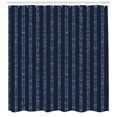 thumbnail image 3 of Ambesonne Herringbone Shower Curtain, Blue Monochrome Art, 69"Wx84"L, Dark Blue Violet Blue, 3 of 3