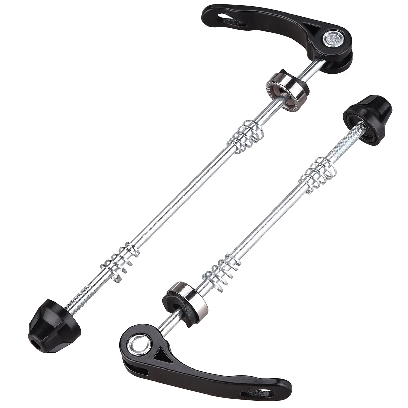 Lot De 2 Brochettes Rapides Vélo – Axes Avant 145 Mm Et Arrière 185 Mm, Alliage Alu, Levier Came Lisse, Pour Route – Gain De Poids Et Rapidité