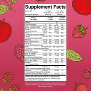 MaryRuth's Liquid Multivitamin with Lutein for Kids 1+, Immune Overall Health, Apple Berry Blast, Sugar-Free, Vegan, Gluten-Free, 15.22 fl oz