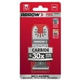 thumbnail image 3 of Arrow OSC302-2 Titanium Coated Carbide Enhanced Oscillating Multitool Saw Blades for Wood, Drywall, PVC, and Metal, Universal, Fits Most Multitools, 1-3/8 Inch, 2-Pack, 3 of 3
