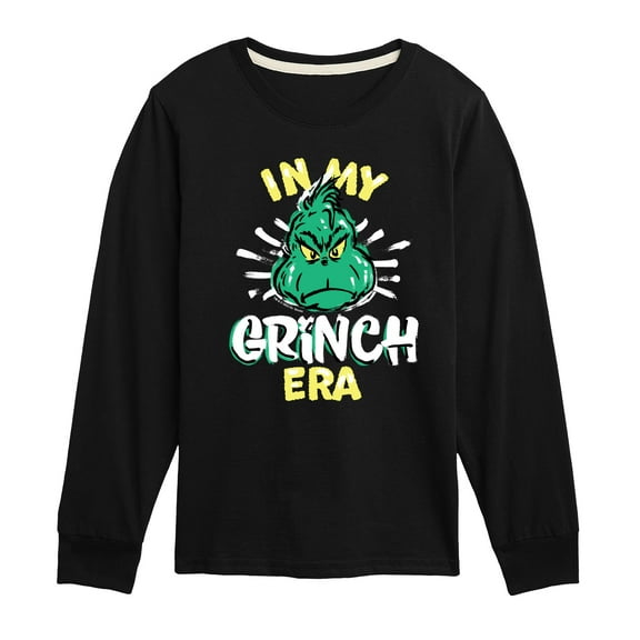 Dr. Seuss The Grinch - Christmas - In My Grinch Era - Toddler & Youth Long Sleeve Graphic T-Shirt