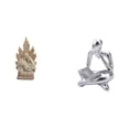 thumbnail image 1 of Estatua católica,Colección de figuritas de la Sagrada Familia,Escultura católica de la Santísima Virgen María,Figura de lector abstracto,Estatua de pensador, 1 of 8