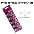 thumbnail image 5 of Multipacks of 20/10 AG2/LR726/396 Watch Battery Alkaline Button Cell Batteries Button Batteries for Toy & Timepieces, 5 of 10