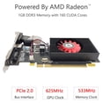 thumbnail image 2 of Tarjeta gráfica Glorto Radeon HD 5450 1GB DDR3 de bajo perfil, 2 of 6