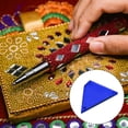 thumbnail image 4 of 50uds Coser Acrílico Irregular Unique Bargains espejo pieza Bricolaje Imitación Diamante 25x21mm, 4 of 5