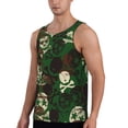 thumbnail image 2 of Haiem Camouflage Skull Men Workout Tank Top Gym Bodybuilding Sleeveless Muscle T Shirts Athletic Tank Breathable Workout Shirt-Medium, 2 of 8