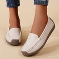 thumbnail image 3 of Loafers for Women, Casual Comfortable Slip On Flats, Lightweight Loafers Faux Leather Walking Shoes, 3 of 4