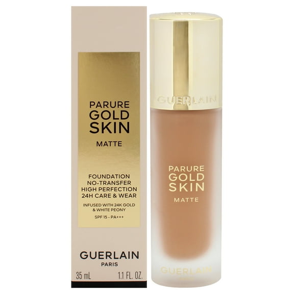 Guerlain Parure Gold Skin Matte 24H Wear No-Transfer Foundation SPF 15 - 4N Neutral , 1.1 oz Foundation