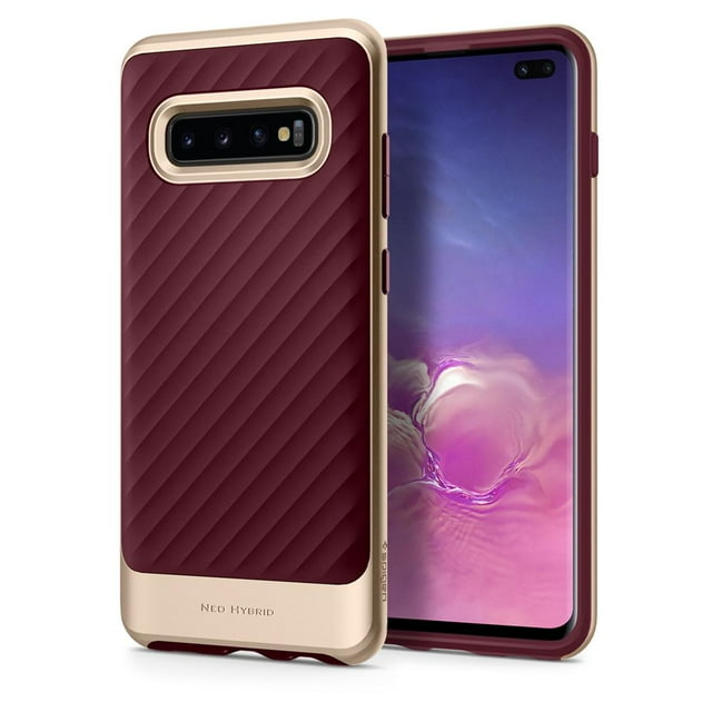 Funda Neo hybrid Spigen para Samsung galaxy S10 plus Burgundy