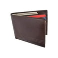 thumbnail image 2 of Slim Men's Wallet Thin Bifold Leather RFID Blocking Minimalist Front Pocket Mens Brown Wallet Cazoro, 2 of 9