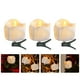 thumbnail image 5 of GOOHOCHY 9 Piezas Lámparas Decorativas con Clip para Velas, Adornos LED para Árbol de Navidad (Blanco), 5 of 7