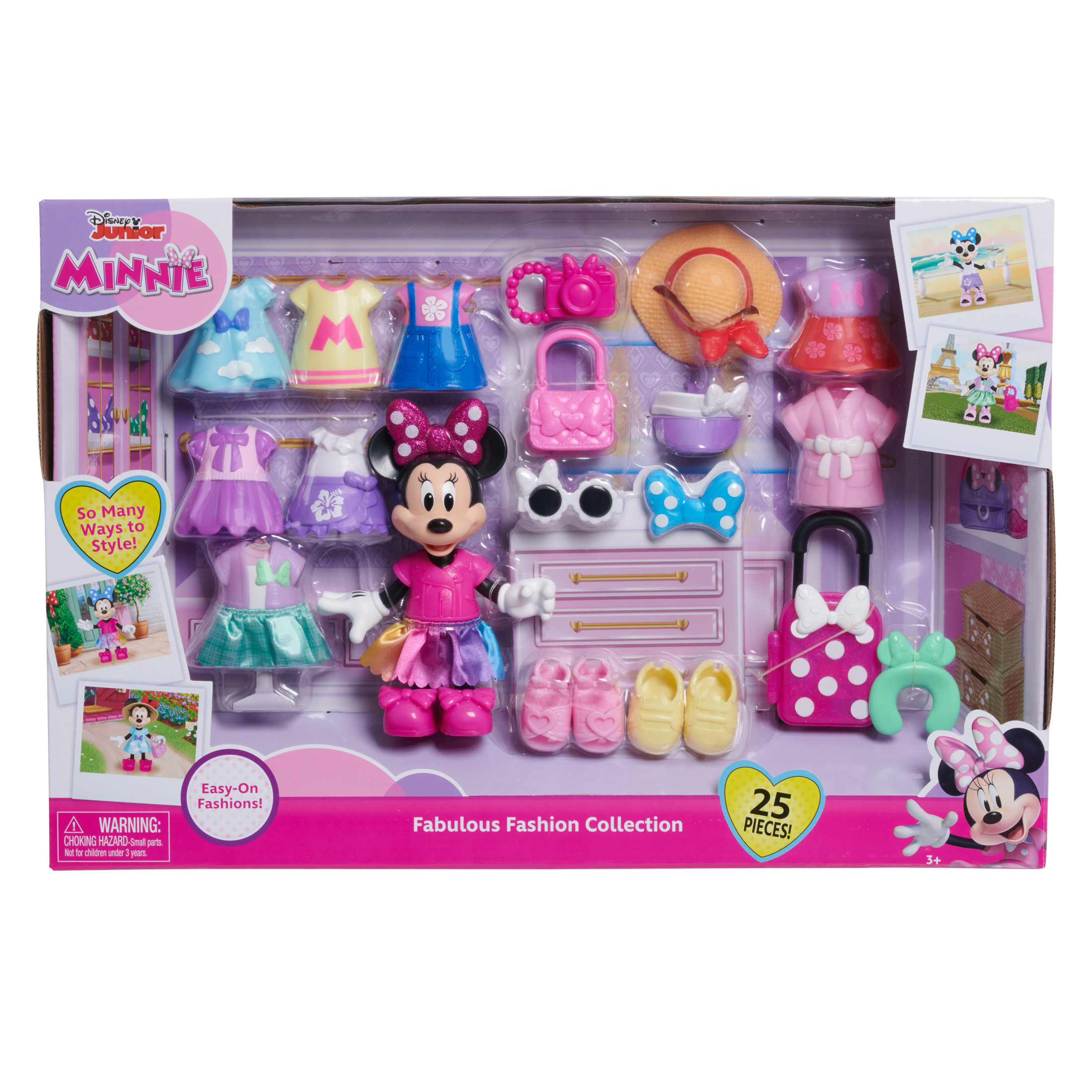 Disney Junior Minnie Mouse Fashion Collection Doll, 22 Pieces photo 7