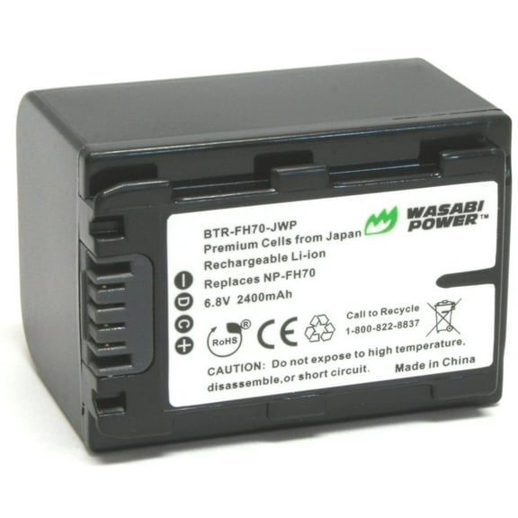 Wasabi Power Battery for Sony NP-FH70, NP-FH60 (2400mAh)