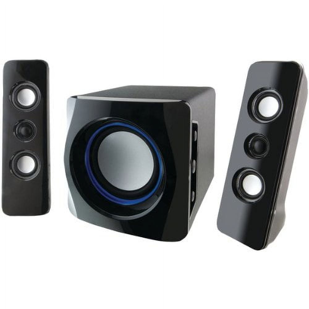 iLive Bluetooth 2.1 Ch. Home Music System with LED Lights, IHB23B, Black