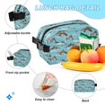 thumbnail image 5 of ALAZA Dolphins School Backpack Lunch Box Set Student Bookbag, 5 of 7