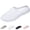 27# White, variant on Women's Mesh Knit Mule Sneakers - Slip-on Backless Walking Shoes, Lightweight Breathable Casual Loafers, Comfortable Sporty Slides for Travel & Daily Wear,Green,36