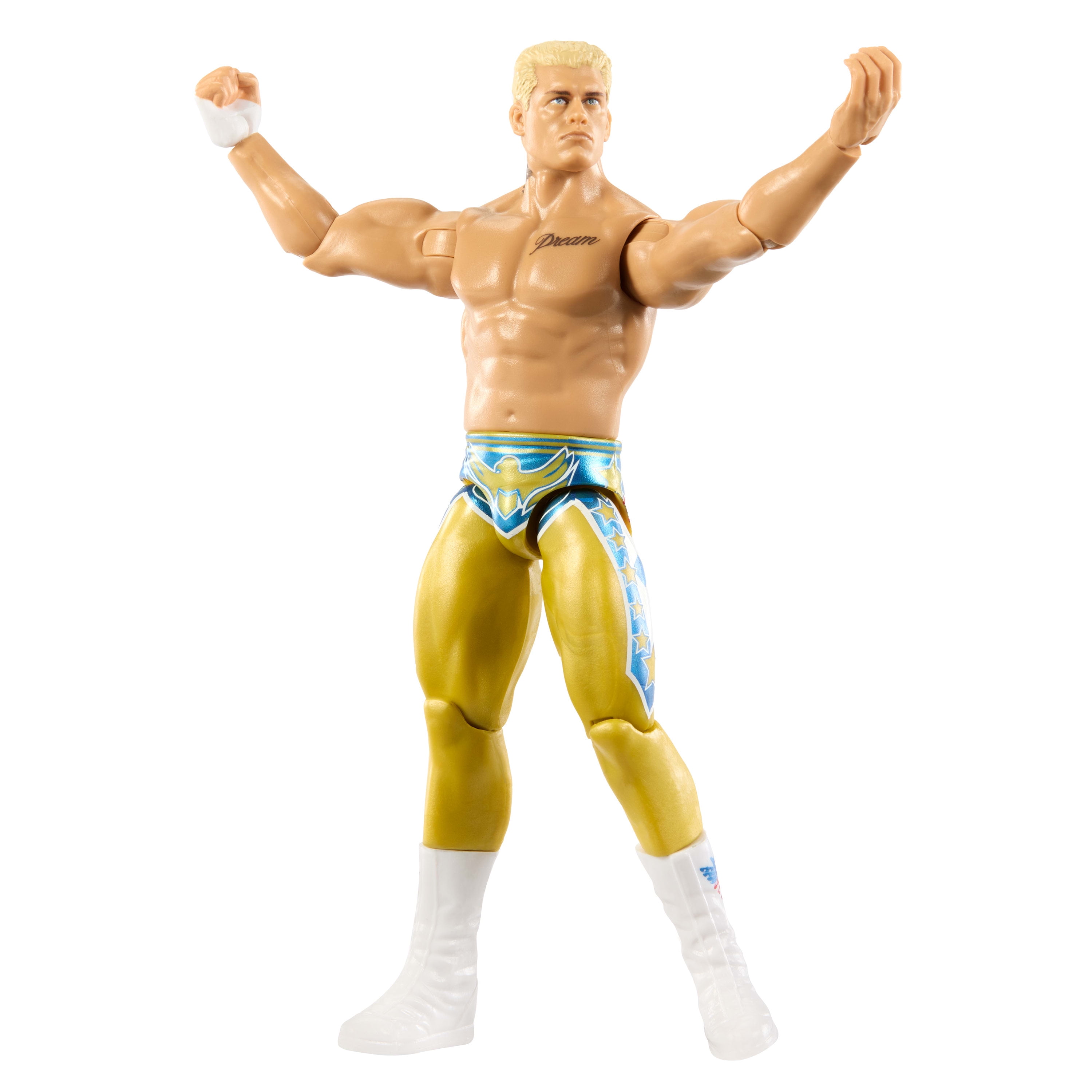 WWE Cody Rhodes Action Figure, Main Event Series #159, 6-inch Collectible with Articulation