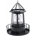 thumbnail image 1 of Lámpara de faro solar, ahorro de energía, decoración exterior giratoria de 360 grados, luz de jardín impermeable para patio, césped y patio, 1 of 4