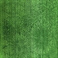thumbnail image 1 of Ahgly Company Indoor Square Oriental Green Industrial Area Rugs, 6' Square, 1 of 4