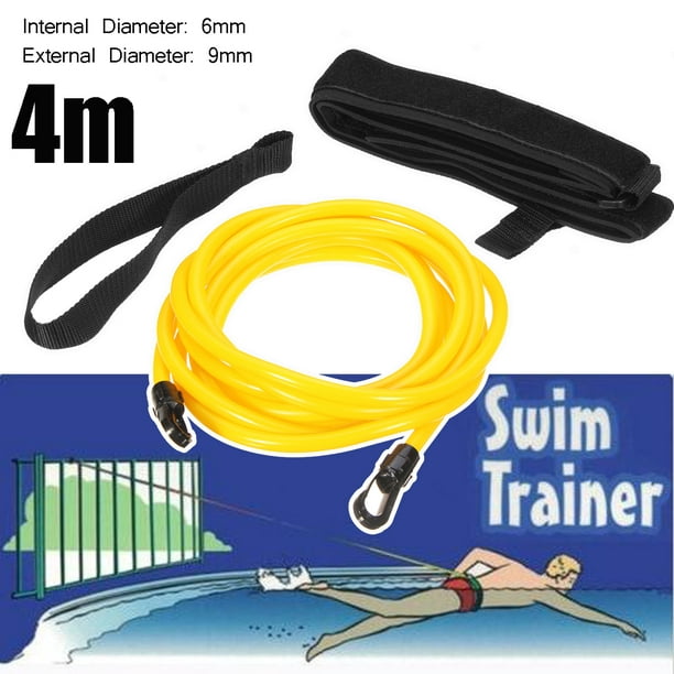 Nouveau ensemble de ceinture de résistance d’entraînement de natation  adultes enfants réglables Elastic Swim Trainer avec sac en filet  accessoires de