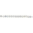 thumbnail image 2 of 925 Sterling Silver 13-14mm/ 7.75 Inch Polished Freshwater White Cultured disk Pear Link Bracelet for Women, 2 of 2