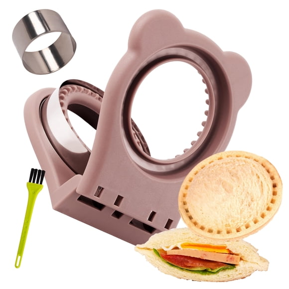 Cortador y sellador para sándwiches LEPCY Uncrustable, color marrón