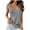 Gray, variant on Scyoekwg Womens Tops Camisole Solid Color Camisole Casual Summer Basic Sling Sleeveless Tank Tops Crewneck Loose Shirts (Black,XXL)