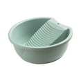 thumbnail image 1 of Washboard Basin Nonslip Clothes Hand Wash Board for Underwear Outdoor Shirt blue, 1 of 8