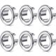 thumbnail image 1 of 6 Pack Sink Overflow Rings, Decorative Overflow For Kitchen Sink, Bathroom, Drain Stopper Cover, 1 of 5
