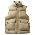 thumbnail image 2 of purcolt Men's Quilted Puffer Vest Winter Vests Outerwear Warm Water-Resistant Lightweight Sleeveless Jackets with Pockets, 2 of 4