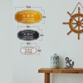 thumbnail image 5 of Victorian Plus Nautical Nook – Gifts and Souvenirs Wall or Door Sign | Easy Installation | Personal Boat Signage (Steel) - Large, 5 of 7
