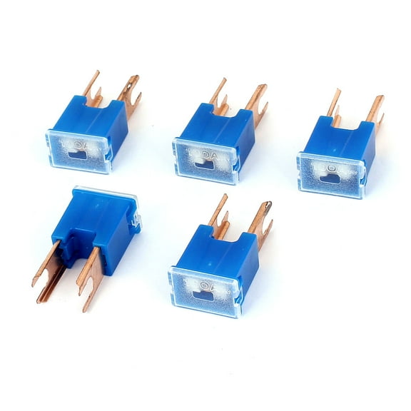 Unique Bargains Automotive 100A Bolt In Block Slow Blow Fuse Blue 5 Pcs