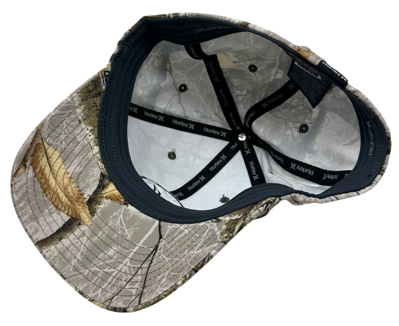 Hurley Men's X RealTree EDGE Camo Stretch Flex Fit Hat Cap (Large/X-Large, Mossy Oak Camo)