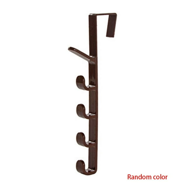 Gancho de plástico para colgar en la puerta, bata familiar, sombreros, bolsa, llave, pared, ropa, almacenamiento, estante, cocina, baño GeweYeeli JJ17941-00B