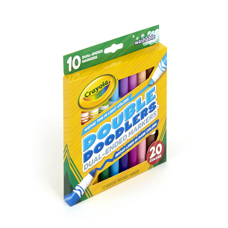 Double Doodlers Washable Markers 10 Count, Mardel