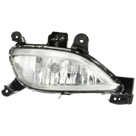 - Spec-D Tuning LF-SON11COEM-HZ Fit Hyundai Sonata Chrome Clear Bumper Driving Fog Lights Kit+Bulbs