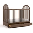 thumbnail image 4 of Graco Olivia 3-In-1 Convertible Baby Crib with Drawer, Hazelnut, 4 of 13