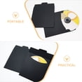 thumbnail image 3 of IDEANATEGRATE 100Pcs Black Dvd Sleeves For Personal Collections Minimalist Design, 3 of 8