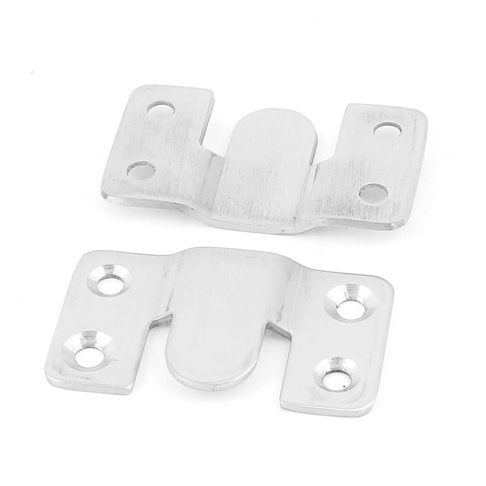 Uxcell Stainless Steel Universal Sectional Couch Sofa Connector Bracket Set 2pcs