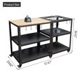 thumbnail image 3 of Heavy Duty Grill & 3-Tier Open Shelf Table – Premium Stand for Kamado Grills, Compatible with Big Green Egg & Kamado Joe, Ideal for BBQ Accessories, 3 of 6