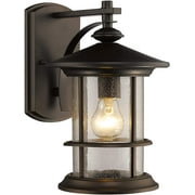 RADIANCE Goods Transitional 1 Light Rubbed Bronze Outdoor Wall Sconce