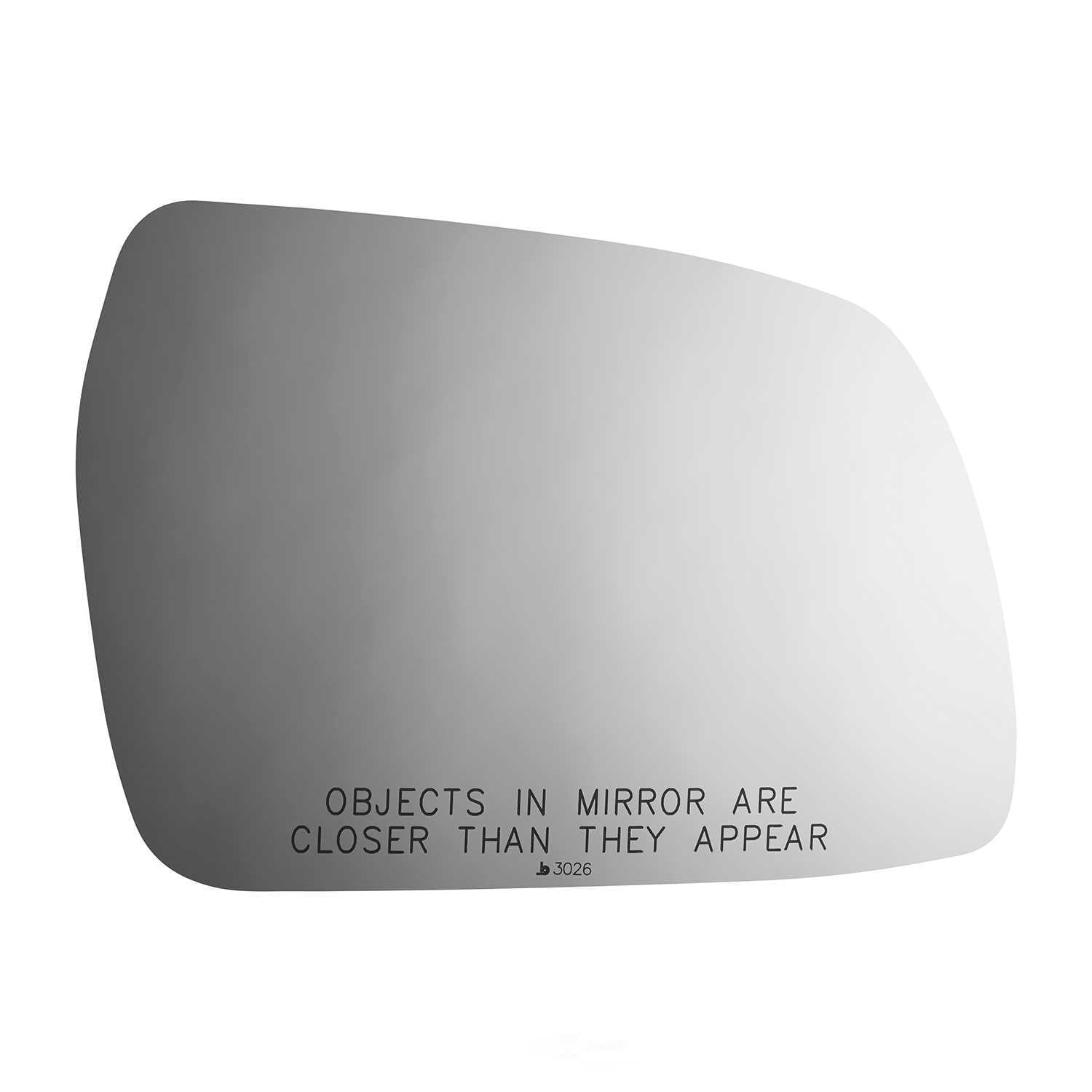 Burco Side View Mirror Replacement Glass - Clear Glass - 3026