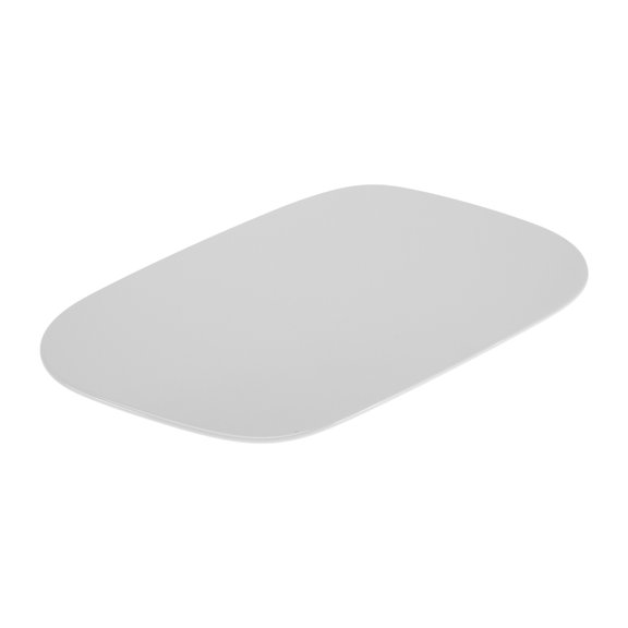 Fuel Tank Door Cap for Volkswagen Golf 5G 2014-2016 Fuel Filler Flap Cover for Volkswagen Golf BQ1 2017-2018 Clip Type No.5G0809909 White ABS